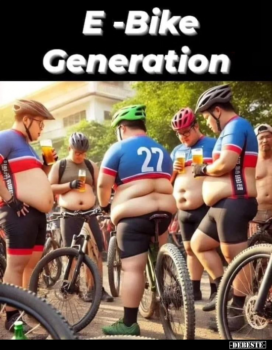 E-Bike generation... - Lustige Bilder | DEBESTE.de