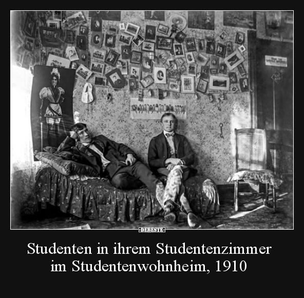 Studenten in ihrem Studentenzimmer im Studentenwohnheim.. - Lustige Bilder | DEBESTE.de