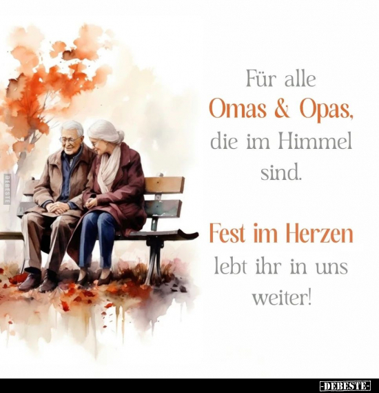 Für alle Omas und Opas, die im Himmel sind.. - Lustige Bilder | DEBESTE.de