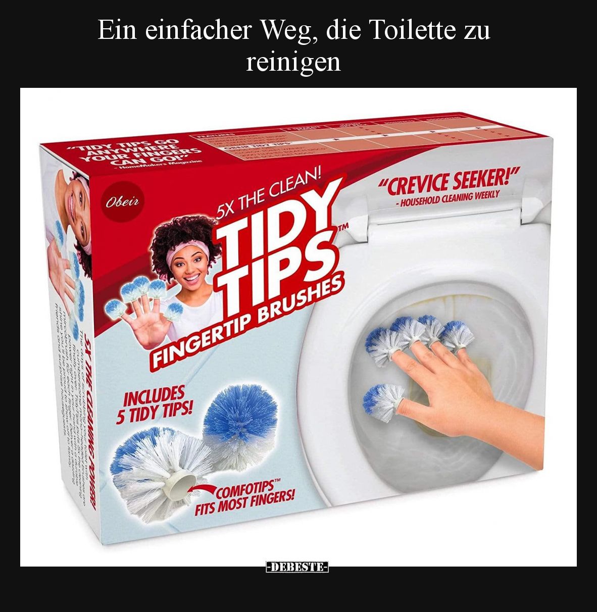 Ein einfacher Weg, die Toilette zu reinigen