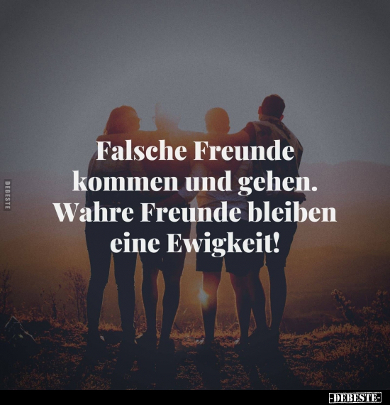 Falsche Freunde kommen und gehen... - Lustige Bilder | DEBESTE.de