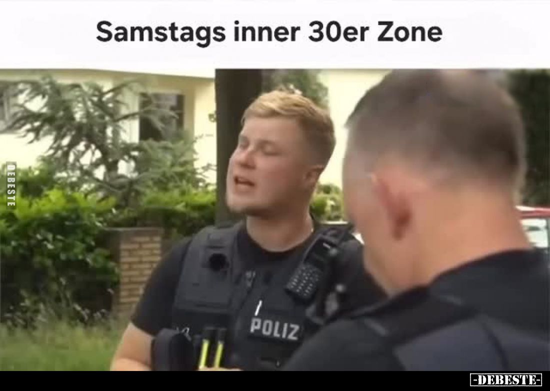 Samstags inner 30er Zone