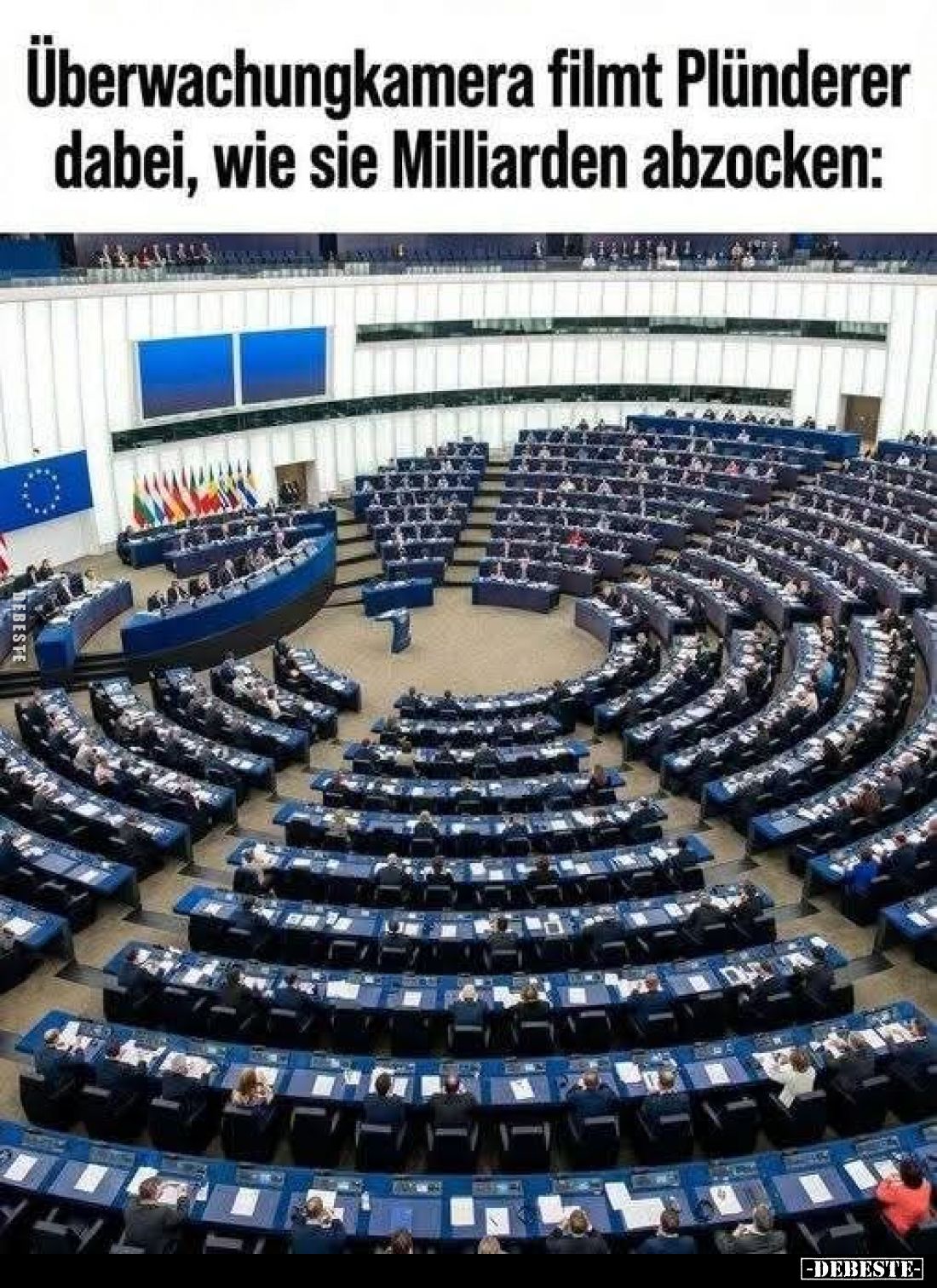 Überwachungskamera filmt Plünderer dabei, wie sie Milliarden abzocken: