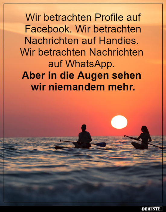 Wir betrachten Profile auf Facebook... - Lustige Bilder | DEBESTE.de