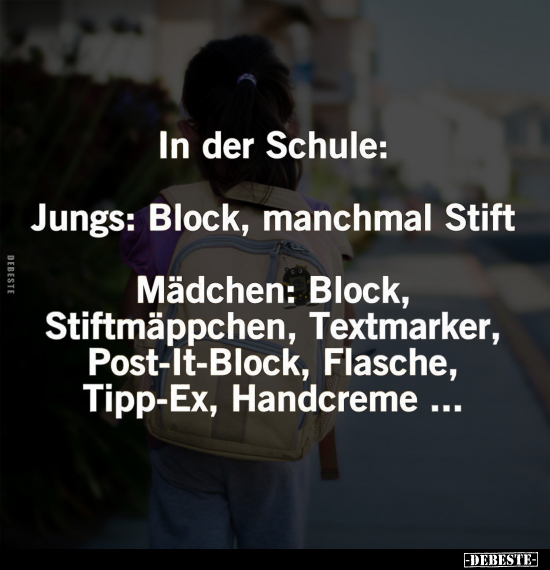 Schule, Jungs, Mädchen