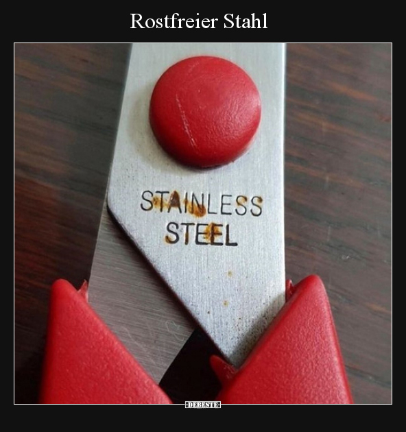 Rostfreier Stahl..