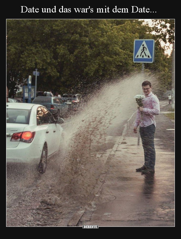 Date und das war's mit dem Date...