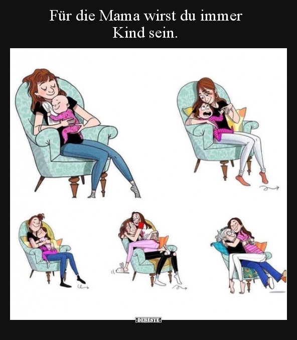 Für die Mama wirst du immer Kind sein...