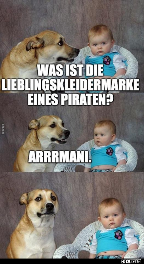 Was ist die Lieblingskleidermarke eines Piraten? - Lustige Bilder | DEBESTE.de