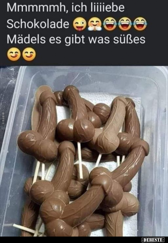 Mmmmmh, ich liiiebe Schokolade.. - Lustige Bilder | DEBESTE.de