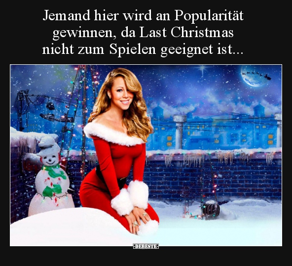 Jemand hier wird an Popularität gewinnen, da Last..