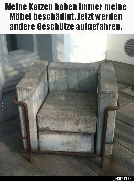 Meine Katzen haben immer meine Möbel beschädigt.. - Lustige Bilder | DEBESTE.de