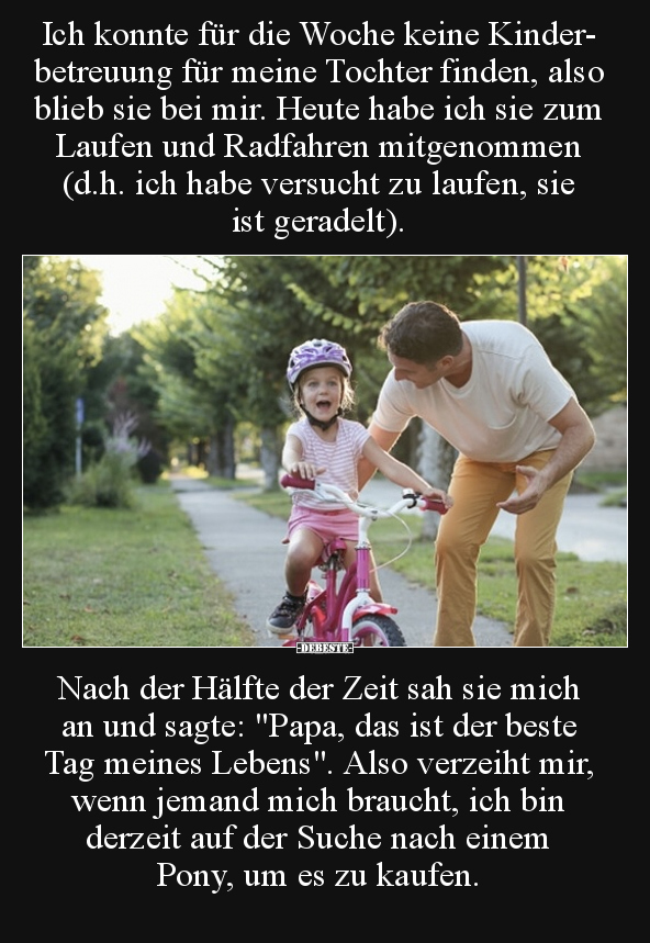 Ich konnte für die Woche keine Kinderbetreuung für meine.. - Lustige Bilder | DEBESTE.de