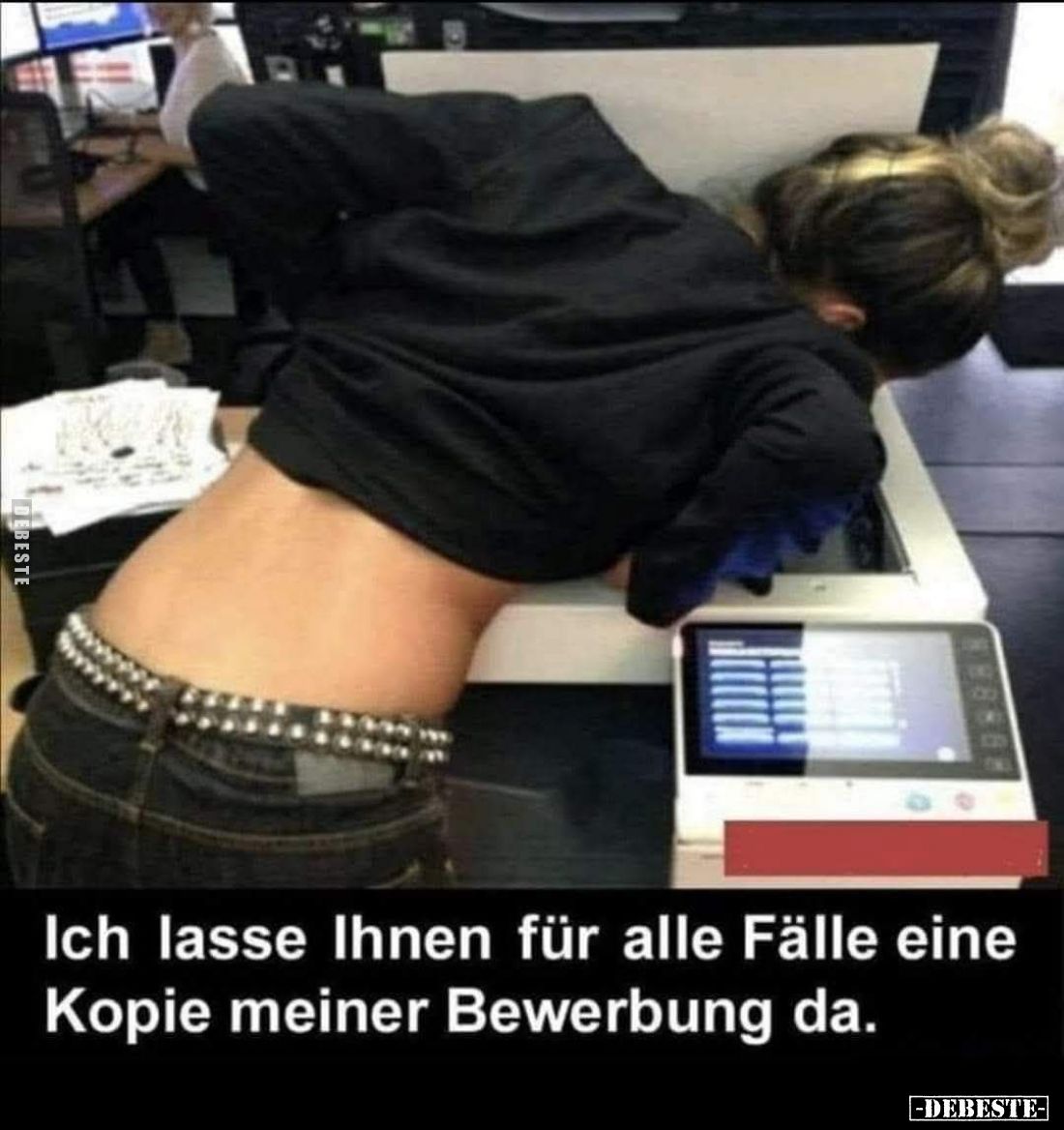 Ich lasse Ihnen für alle Fälle eine Kopie... - Lustige Bilder | DEBESTE.de