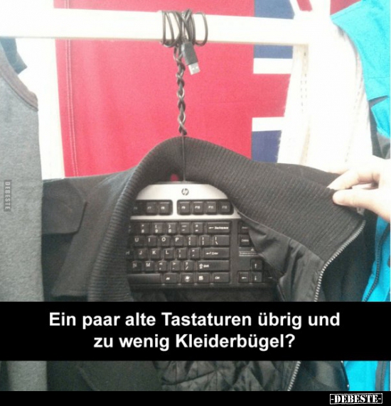 Ein paar alte Tastaturen übrig und zu wenig.. - Lustige Bilder | DEBESTE.de