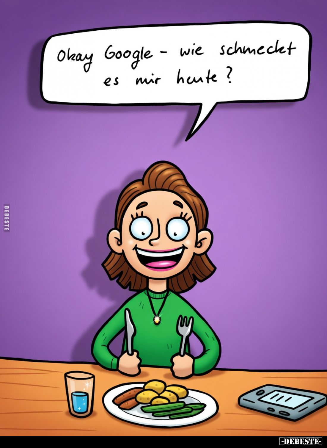 Okay Google – wie schmeckt
es mir heute?