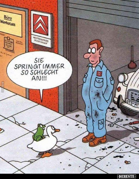 Sie springt immer so schlecht an!!!.. - Lustige Bilder | DEBESTE.de