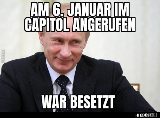 Am 6. Januar im Capitol angerufen.. - Lustige Bilder | DEBESTE.de