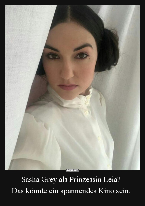 Sasha Grey als Prinzessin Leia? Das könnte ein spannendes.. - Lustige Bilder | DEBESTE.de