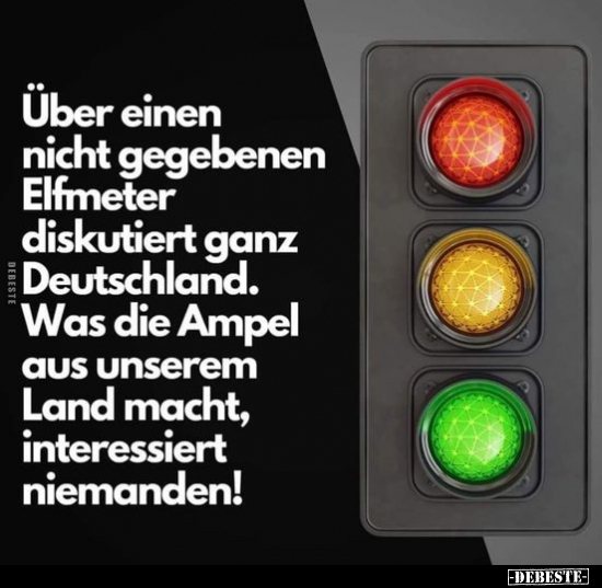 Über einen nicht gegebenen Elfmeter diskutiert ganz Deutschland.. - Lustige Bilder | DEBESTE.de
