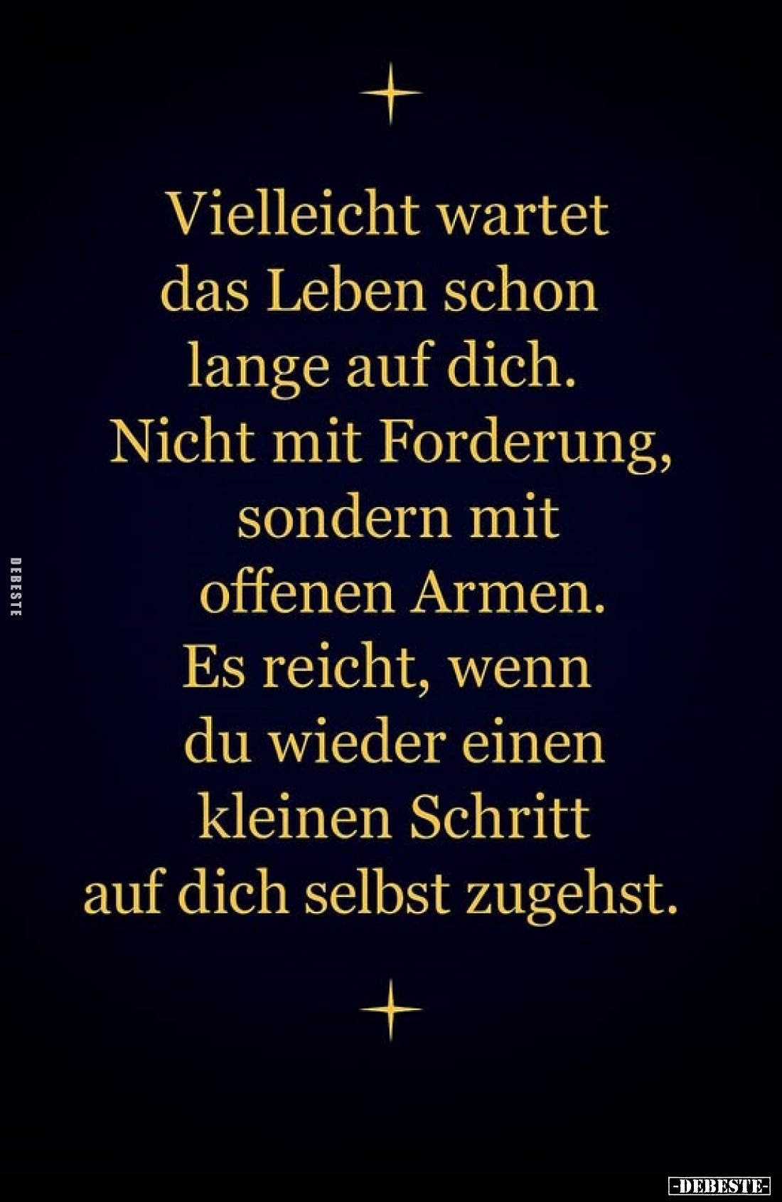 Vielleicht wartet das Leben schon lange auf dich. Nicht mit Forderung, sondern mit offenen Armen. Es reicht, wenn du wieder e...