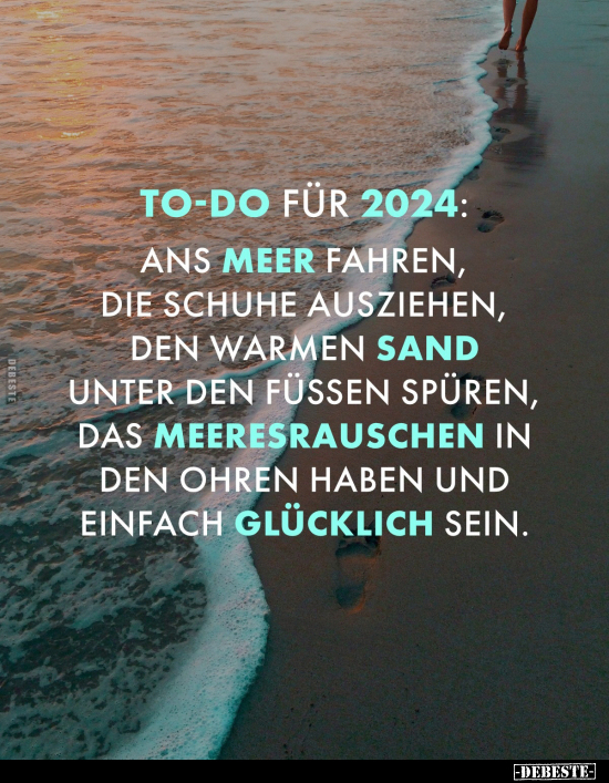 To-Do für 2024.. - Lustige Bilder | DEBESTE.de