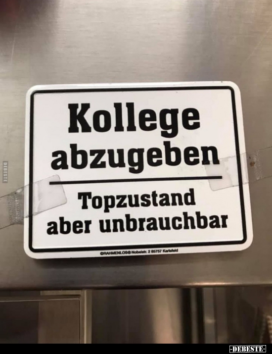 Kollege abzugeben - Topzustand aber unbrauchbar.