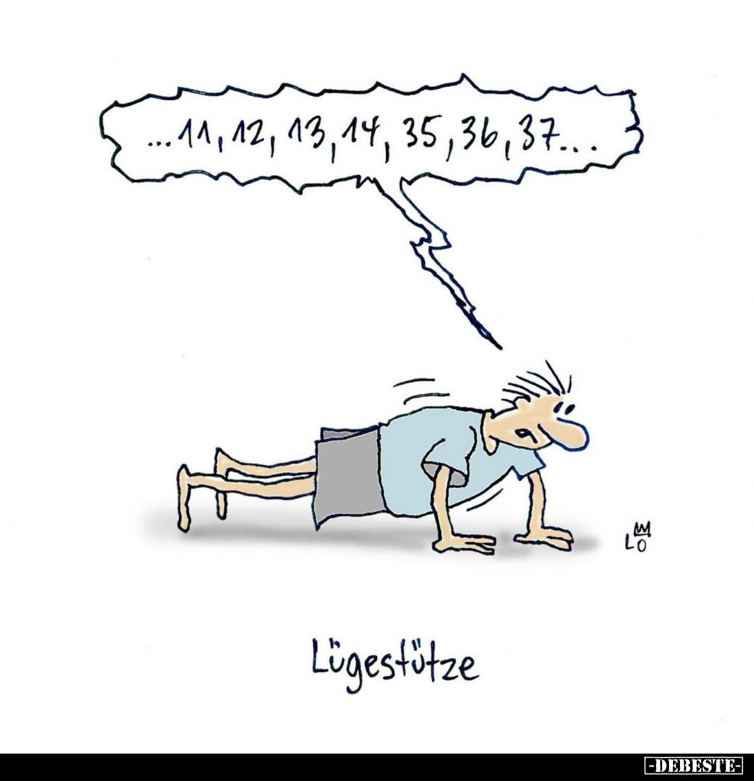 Lügestütze: 11, 12, 13, 14, 35, 36, 37... - Lustige Bilder | DEBESTE.de