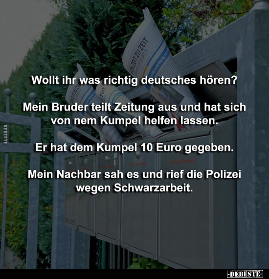 Richtig, Bruder, Zeitung, Polizei