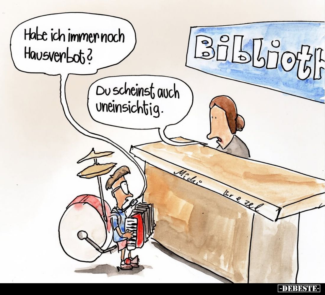 Habe ich immer noch Hausverbot?
-
Du scheinst auch uneinsichtig.