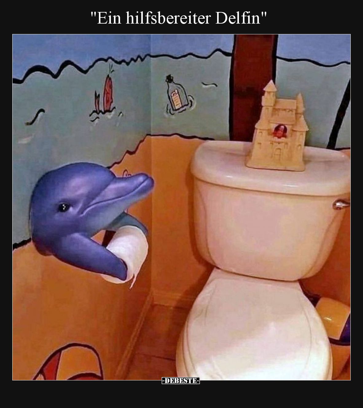 Ein hilfsbereiter Delfin