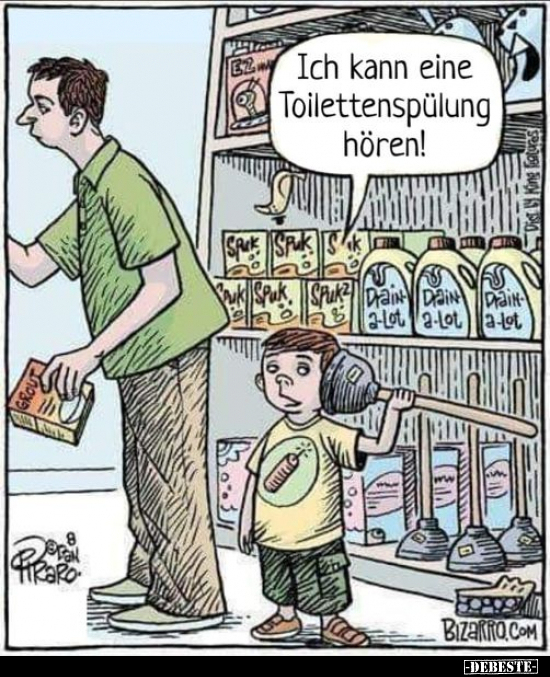 Ich kann eine Toilettenspülung hören!.. - Lustige Bilder | DEBESTE.de