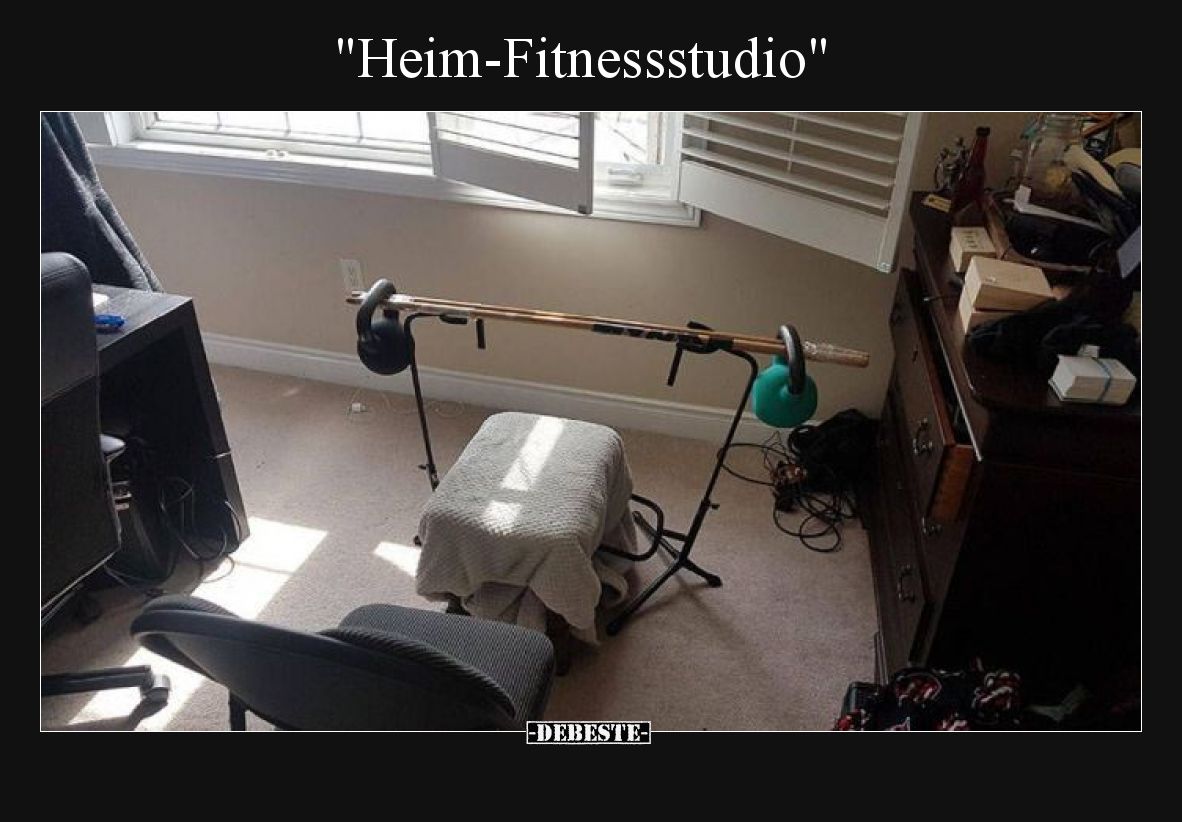 "Heim-Fitnessstudio".. - Lustige Bilder | DEBESTE.de