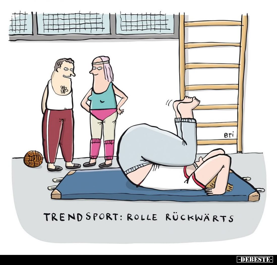 Trend Sport: rolle rückwärts.
