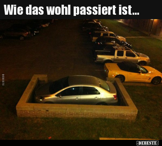 Wie das wohl passiert ist... - Lustige Bilder | DEBESTE.de