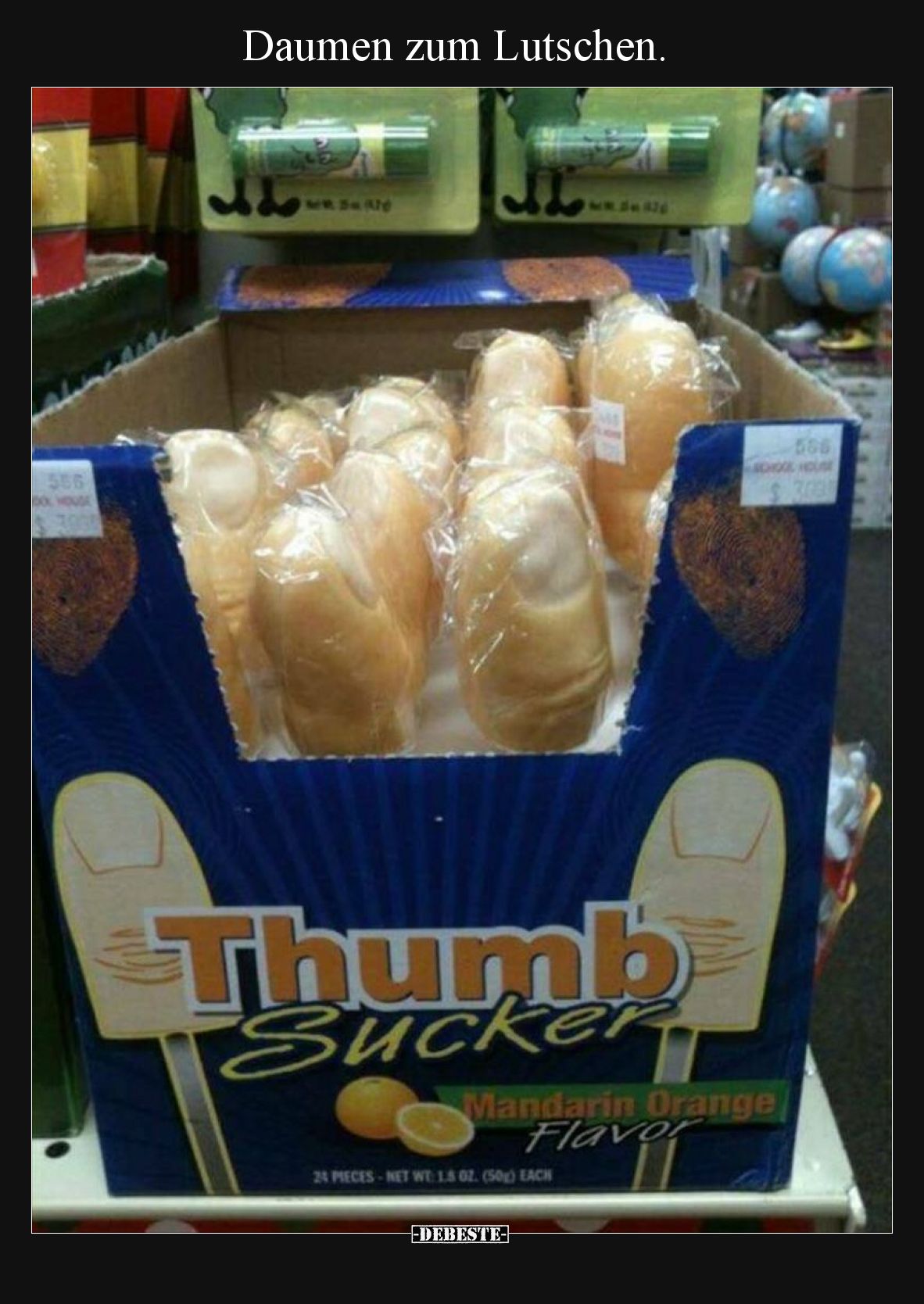Daumen zum Lutschen
