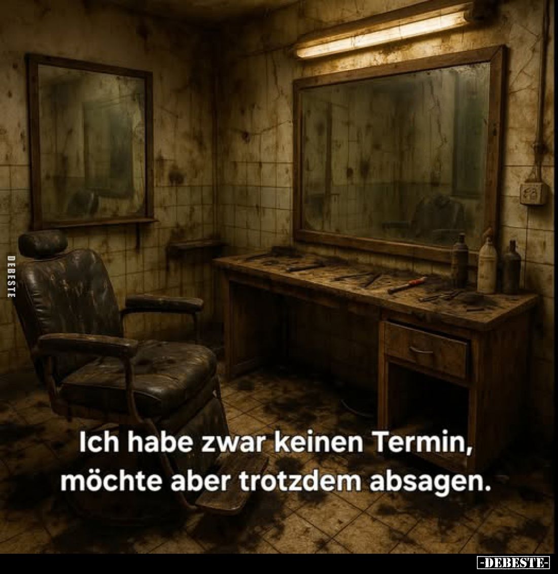 Ich habe zwar keinen Termin, möchte aber trotzdem absagen.