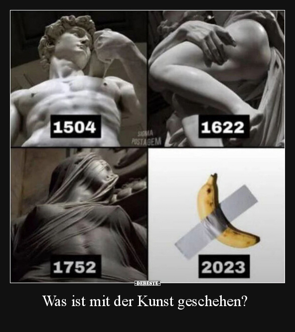 Was ist mit der Kunst geschehen?.. - Lustige Bilder | DEBESTE.de