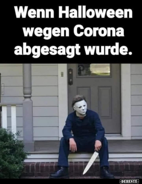 Wenn Halloween wegen Corona abgesagt wurde... - Lustige Bilder | DEBESTE.de