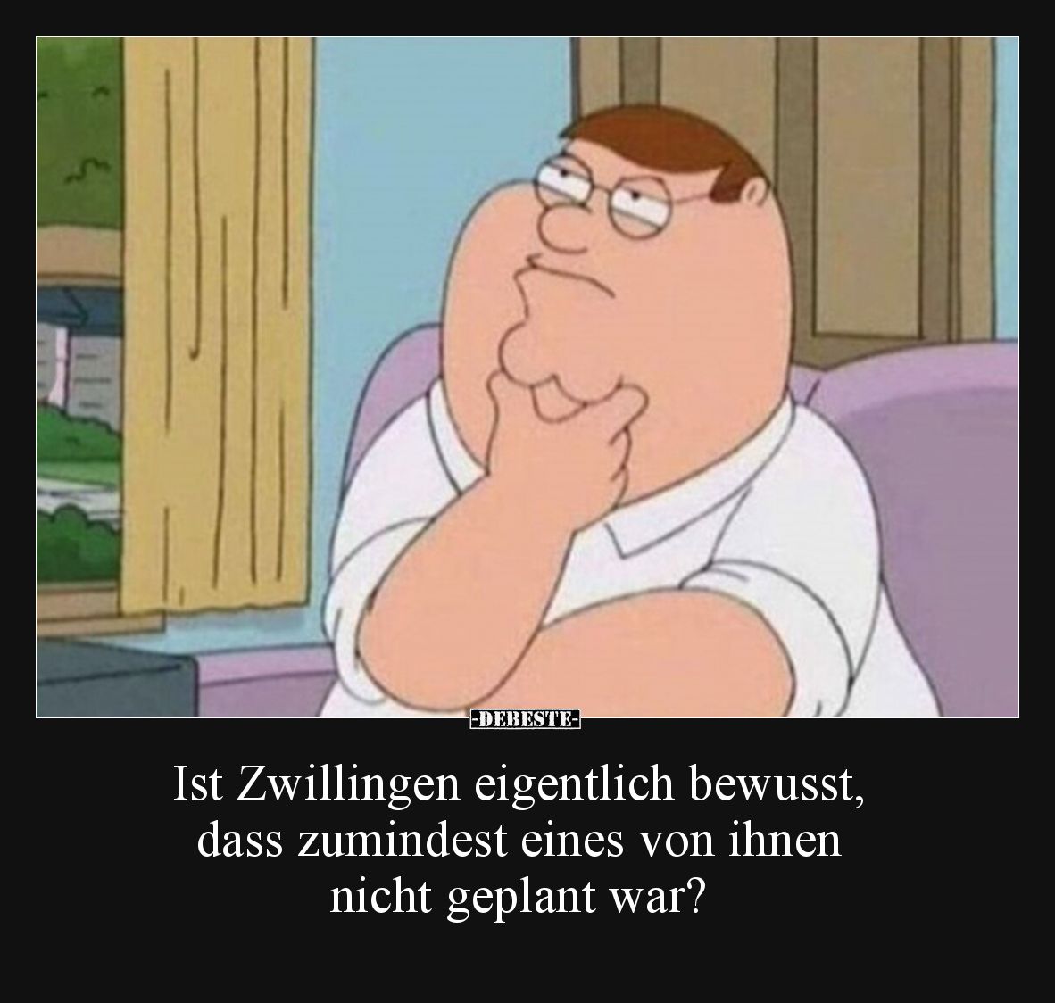 Ist Zwillingen eigentlich bewusst, dass zumindest eines von ihnen nicht geplant war?