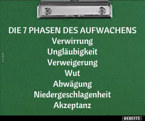 Die 7 Phasen des Aufwaschens.. - Lustige Bilder | DEBESTE.de