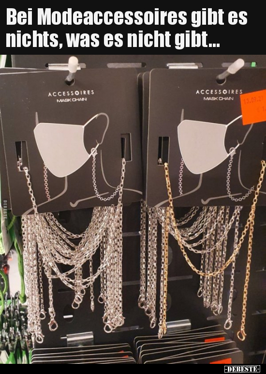 Bei Modeaccessoires gibt es nichts, was es nicht..