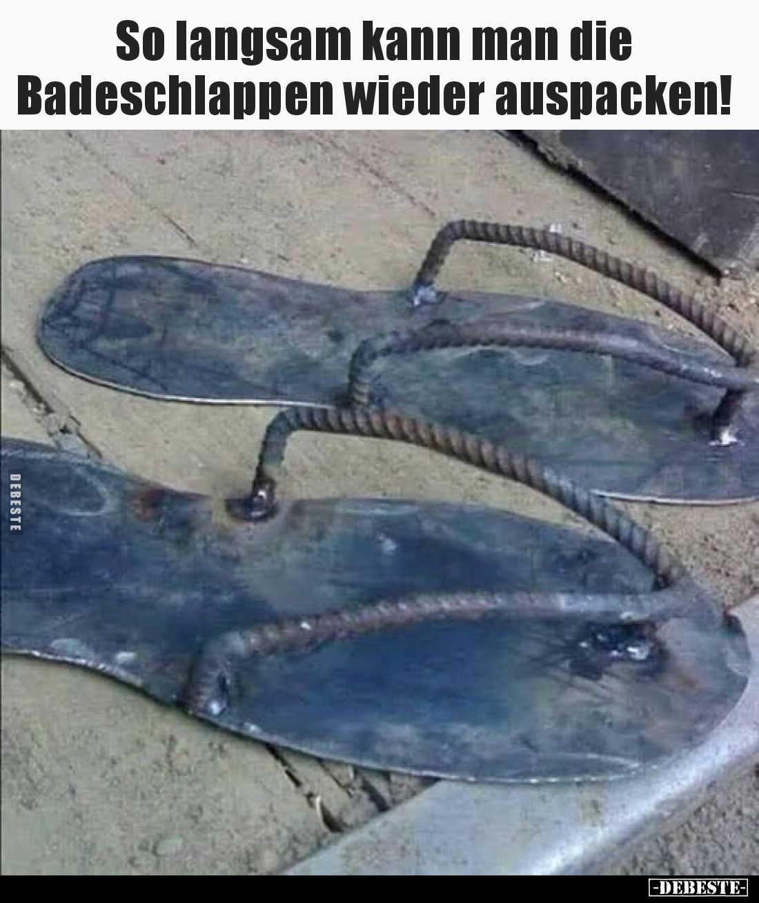 So langsam kann man die Badeschlappen wieder auspacken!