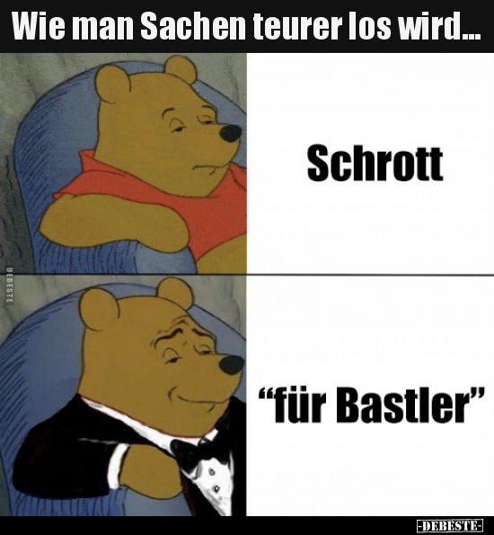 Wie man Sachen teurer los wird...