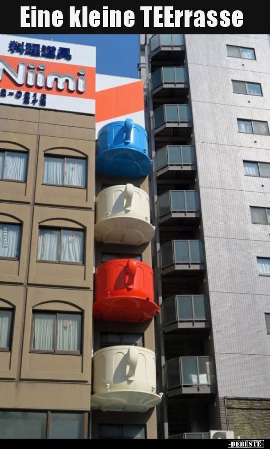 Eine kleine TEErrasse..