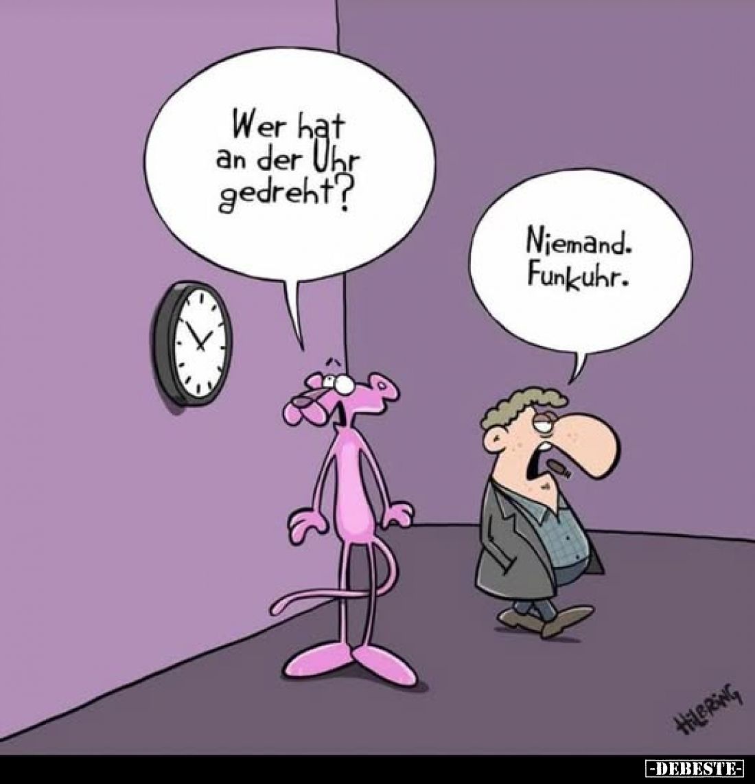 Wer hat an der Uhr gedreht?
-
Niemand. Funkuhr.