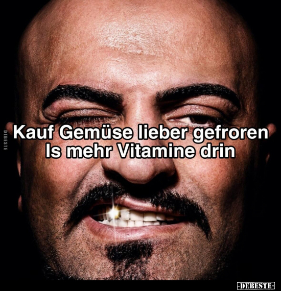 Kauf Gemüse lieber gefroren.. - Lustige Bilder | DEBESTE.de