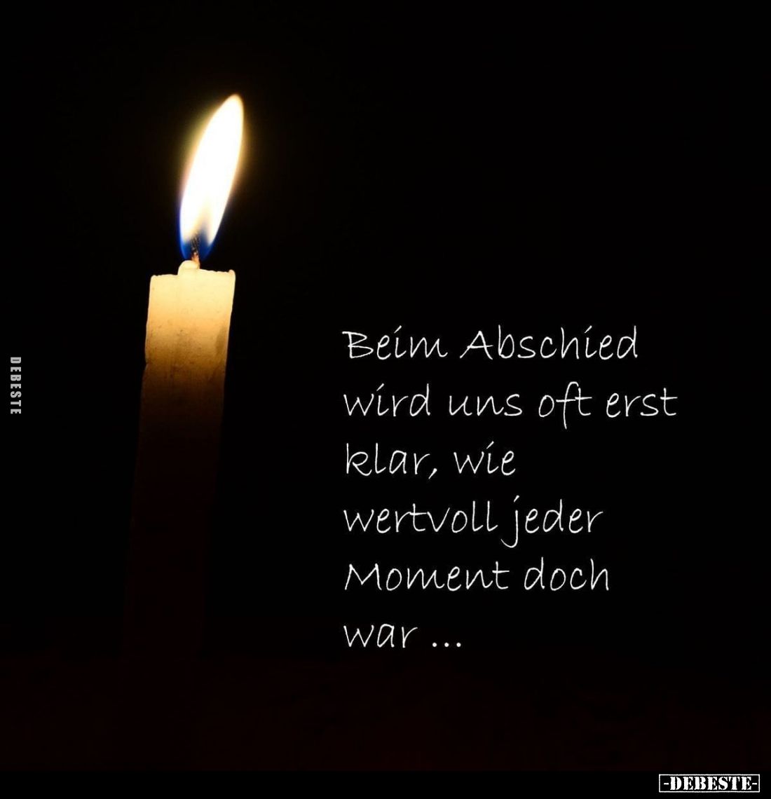 Beim Abschied wird uns oft erst klar... - Lustige Bilder | DEBESTE.de