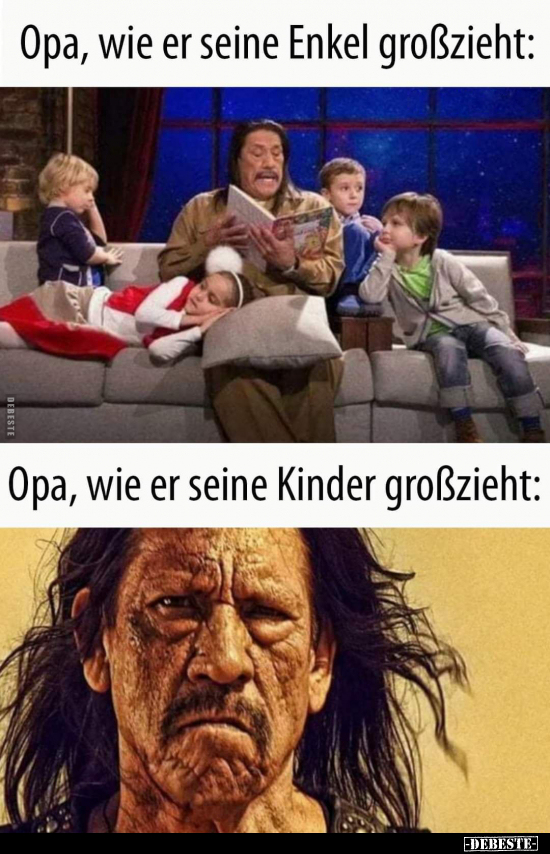 Opa, wie er seine Enkel großzieht.. - Lustige Bilder | DEBESTE.de