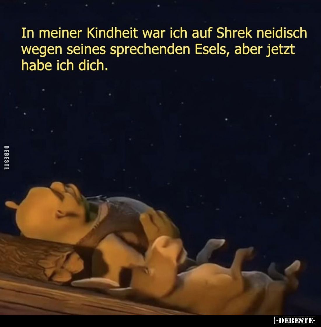 In meiner Kindheit war ich auf Shrek neidisch wegen seines.. - Lustige Bilder | DEBESTE.de